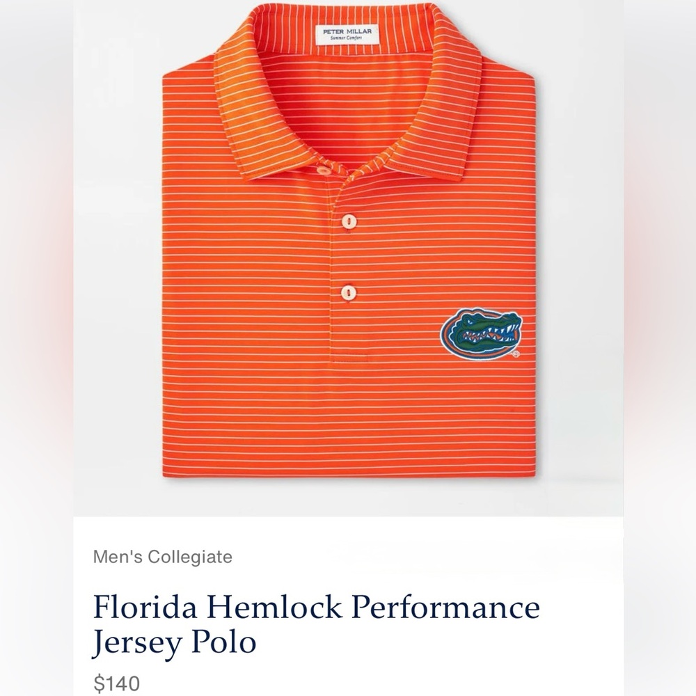 PETER MILLAR Florida Hemlock Performance Jersey Polo
